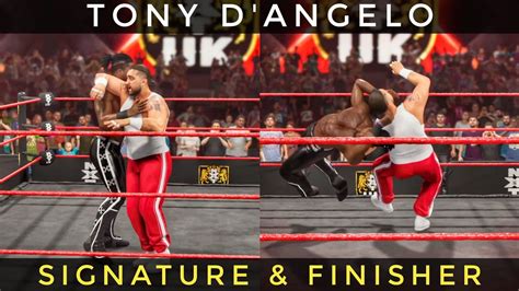 WWE 2K23 Tony D Angelo Signature Finisher YouTube