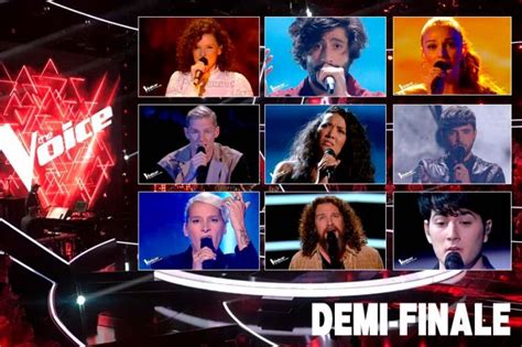 Replay The Voice Voici Les 15 Prestations De La Demi Finale En