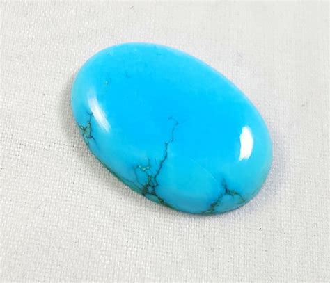 Turquoise Gemstone 20 Carat Natural Arizona Turquoise Smooth Etsy