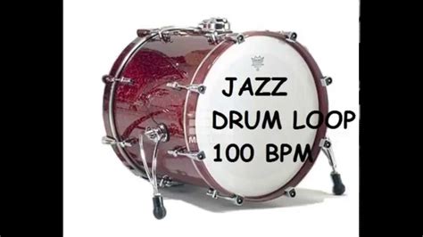 Backing Track JAZZ DRUM LOOP 100 BPM YouTube