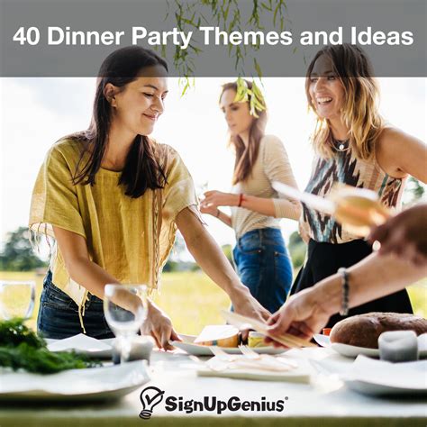 40 Dinner Party Themes and Ideas | Dinner party themes, Dinner party ...