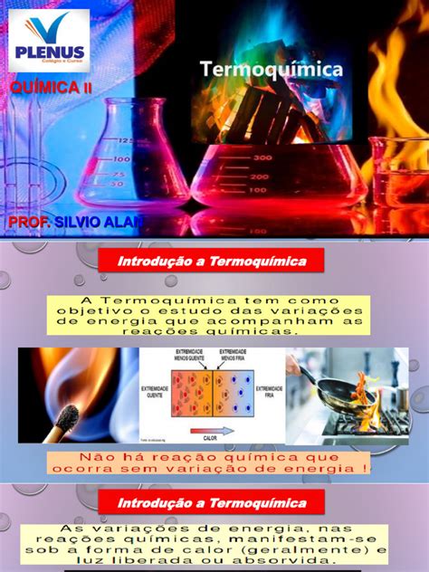 Pdf Parte 1 Aula De Termoquímica Química 2 Silvio Alan 2ºem 2022 Pdf