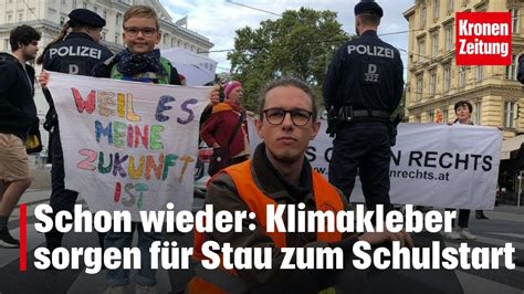 Sie Kleben Wieder Septemberwelle Der Klima Aktivisten Gestartet