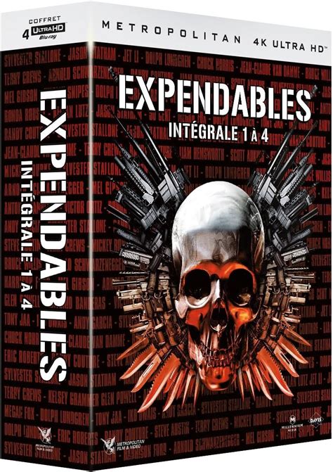 Expendables Coffret L Int Grale Films Blu Ray K Steelbook Jeux