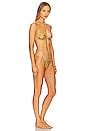 Oseree Paillettes Bikini Set In Gold REVOLVE