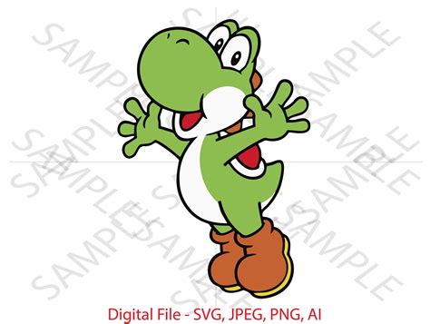 Yoshi 6 Svg Png Pdf Dxf Artofit