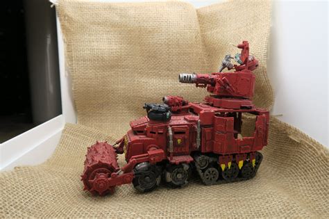 Warhammer 40k Ork Battlewagon Painted With Deff Rolla Ebay