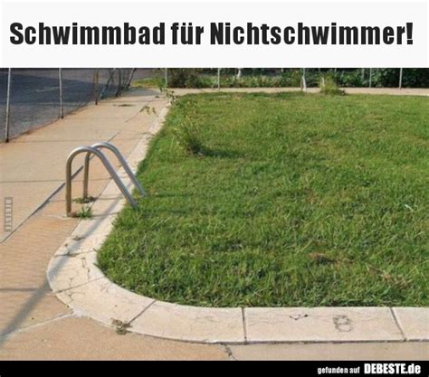 Schwimmbad für Nichtschwimmer Lustige Bilder Sprüche Witze echt