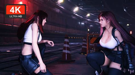 Which One Is The Real Tifa Aerith When Tifa Eat A Lot MOD Final Fantasy