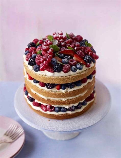 Summer Berry Layer Cake Sainsburys Magazine