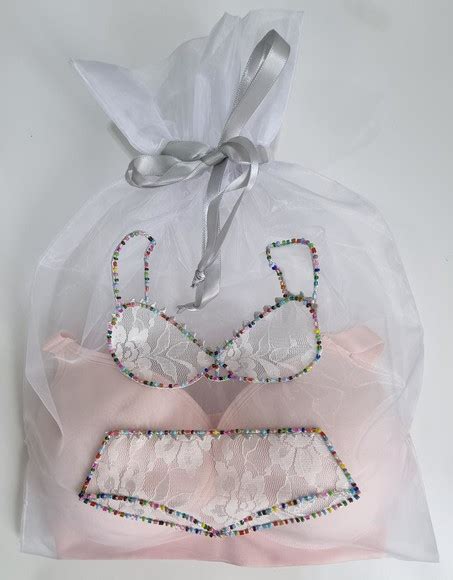 Porta Lingerie Bordado A M O Elo Produtos Especiais
