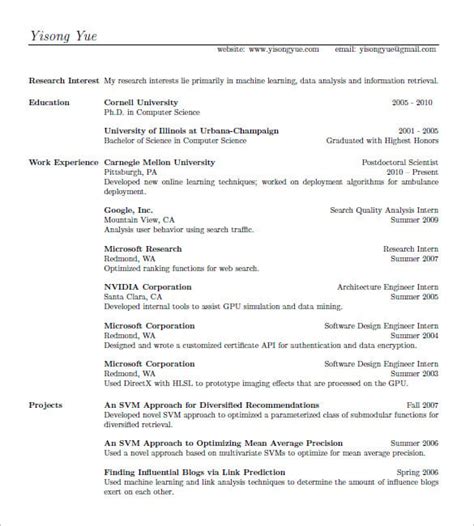 Overleaf Cv - Create Your Professional Educational Resume Using Latex ...