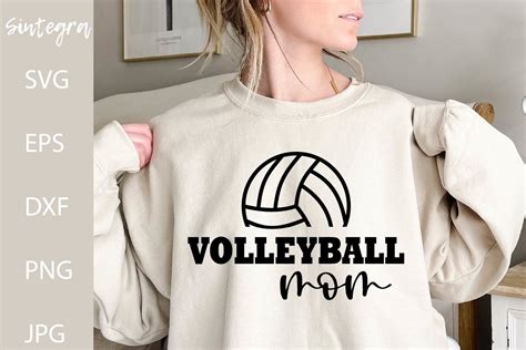 Volleyball Mom Svg Cut File Png Print Graphic By Sintegra · Creative Fabrica