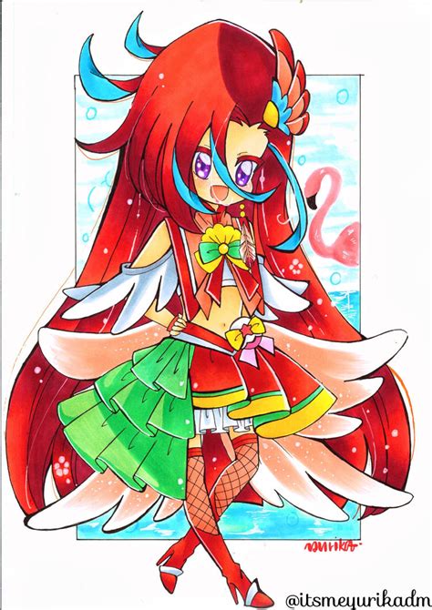 Fanart Cure Flamingotropical Rouge Precure By Itsmeyurikadm On