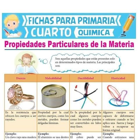 Pin De Pilar En Qu Mica Propiedades De La Materia Actividades