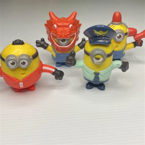 Mcdonalds Happy Meal Toys Minions Rise Of Gru Figures X Bulk