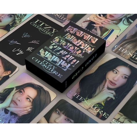 50 55pcs ITZY Hologram Laser LOMO Cards Cheshire KILL MY DOUBT Album