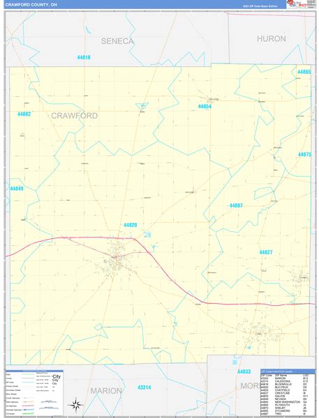 Maps Of Crawford County Ohio