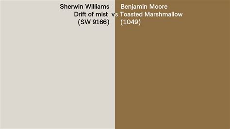 Sherwin Williams Drift Of Mist Sw Vs Benjamin Moore Toasted