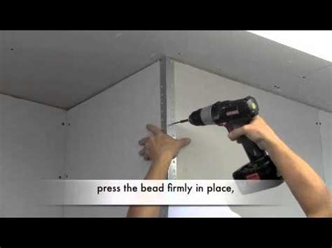 How To Install Metal Drywall Corner Bead Youtube