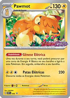 Pawmot Escarlate E Violeta Promo Banco De Dados De Cards Do