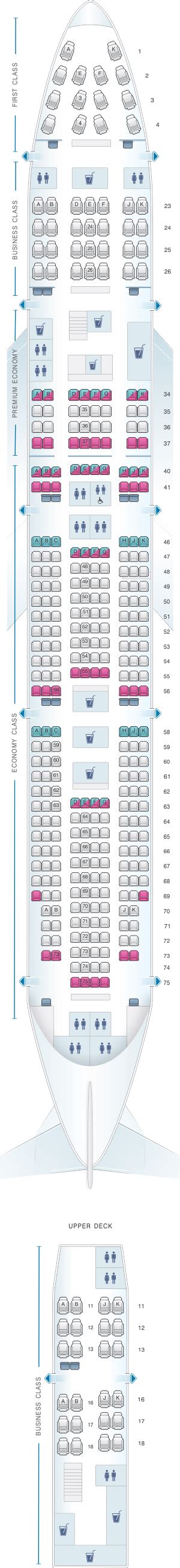 Boeing 747 400 Seat Configuration