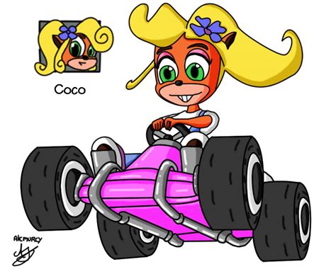 Coco Bandicoot Ctr Fan Art Hype Nitro Fueled By Dingodileisgood On