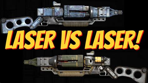 Fallout 76 Laser Rifle Vs Ultracite Laser Rifle YouTube