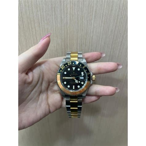 Jual Jam Tangan Rolex Oyster Perpetual Date Black Gold Premium Shopee