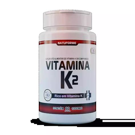 VITAMINA K2 60 Comprimidos 1000mg Natuforme