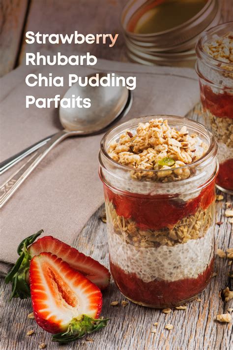 Tangy Rhubarb And Sweet Strawberries Make This Healthy Parfait A Delicious Way To Start Your Day