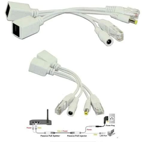 ADAPTATEUR POE PASSIF Alimentation Par Ethernet Injecteur Kit