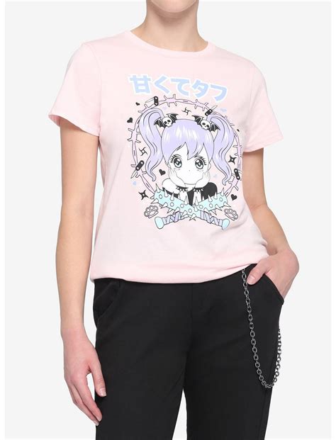 Pastel Kawaii Weapons Boyfriend Fit Girls T Shirt Hot Topic