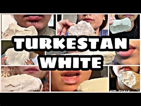 ASMR CLAY Compilation Turkestan White Clay Dry Crunch YouTube