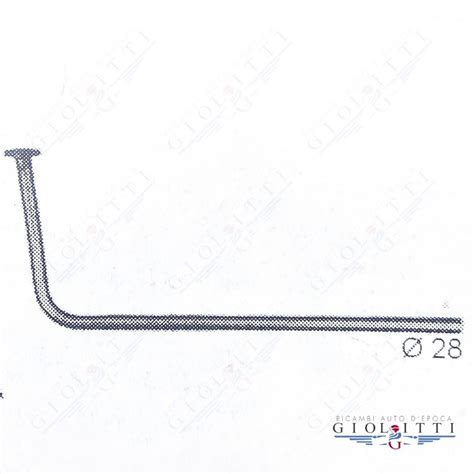 Marmitta Tubo Di Scarico Anteriore Fiat A Topolino Ii Serie