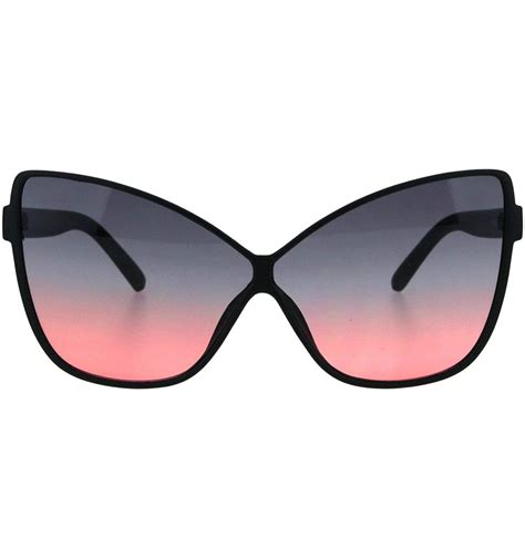 Sunglasses Women Luxury Cat Eye Brand Design Mirror Flat Rose Gold