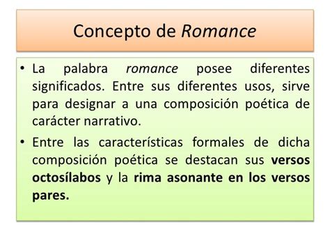 Características Generales Del Romancero