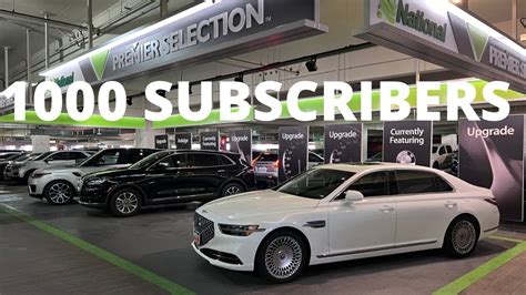 1000 Subscribers National Car Rental Phoenix Airport PHX Car