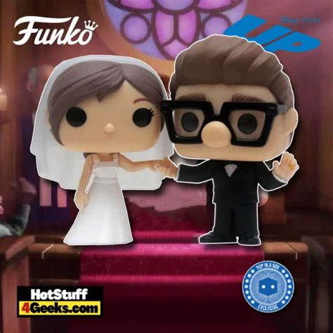 2021 NEW Disney Up Ellie Carl Wedding 2 Pack Funko Pop