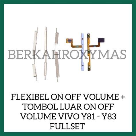 Tombol Flexibel Flexible Power On Off Button Volume Fullset Outer