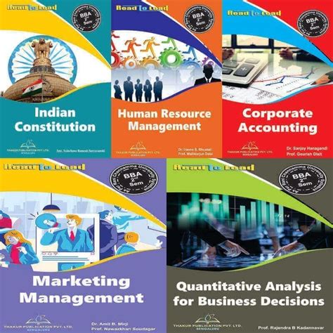 Bba Nd Semester Rcu Books In Combo Pack Thakur Publication