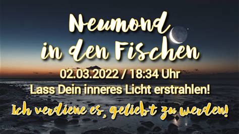 Orakel Zum Neumond In Den Fischen Am M Rz Lass Dein Inneres