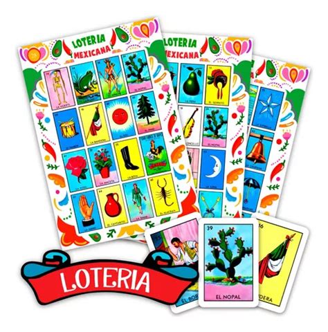 Loteria Mexicana Tablas Y Baraja X Para Imprimir M