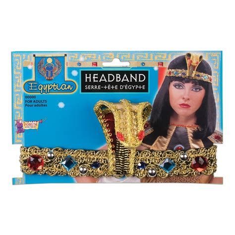 Jeweled Cleopatra Egyptian Asp Headband