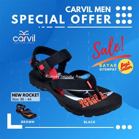 Jual Sandal Gunung Pria Carvil New Rocket CARVIL ORIGINAL Shopee