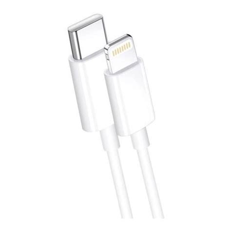 Usb C Zu Lightning Kabel 2m Weiss Zum Synchronisieren Und Laden