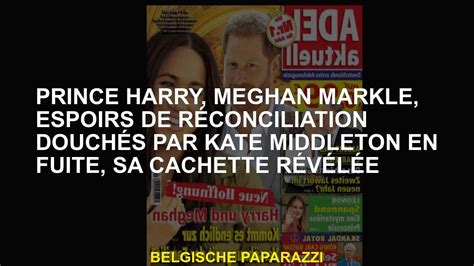 Le prince Harry Meghan Markle les espoirs de réconciliation se sont