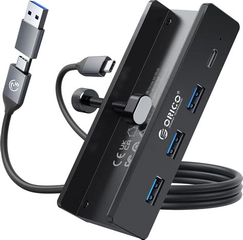 orico hub usb hub usb  en aluminium avec port dalimentation