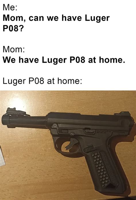 Luger P08 At Home Aap 01 Airsoft Luger Style Barrel Asg By Shooter
