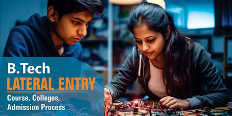 B Tech Lateral Entry Course Colleges Admission Process